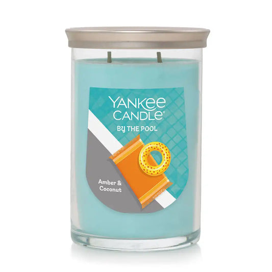 By the Pool - Amber & Coconut Large Tumbler Candle