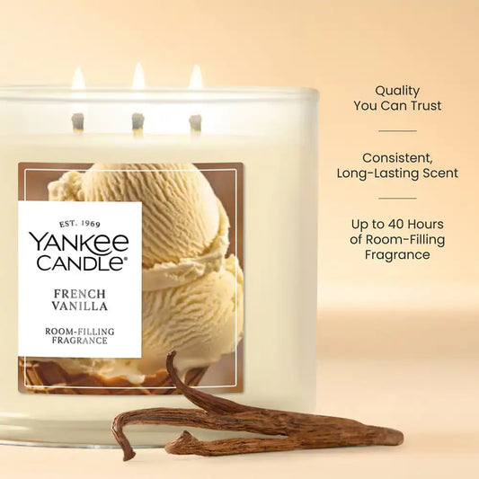 French Vanilla 3-Wick Candle